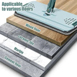 Flat Squeeze Mop & Bucket Set - Front View