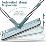 Flat Squeeze Mop & Bucket Set - Close-Up Angle