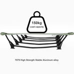 Portable Camping Cot Compact Folding Bed Green