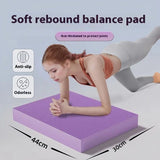 4CM Ultra-Thick NBR Yoga Fitness Support Pad Purple - Close-Up Angle