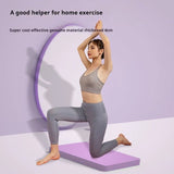 4CM Ultra-Thick NBR Yoga Fitness Support Pad Purple - Low Angle