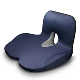 L-Shaped Memory Foam Seat Cushion Ergonomic Hip Lumbar Support - Front View