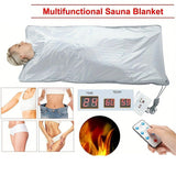 Far Infrared Sauna Blanket For Slimming & Detox(White) - Front View
