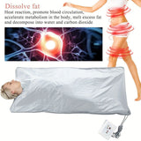 Far Infrared Sauna Blanket For Slimming & Detox(White) - Side View