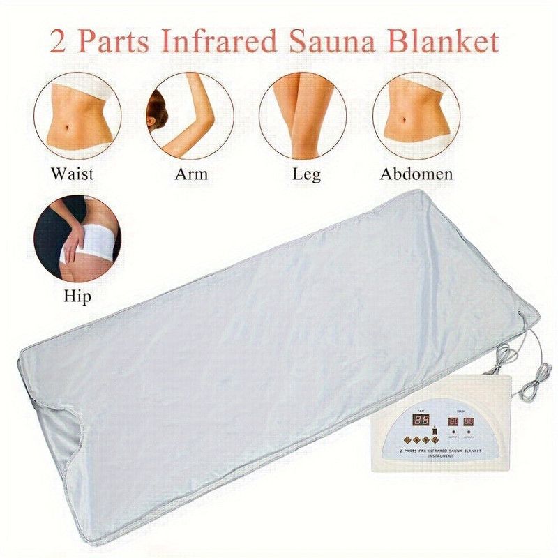 Far Infrared Sauna Blanket For Slimming & Detox(White)