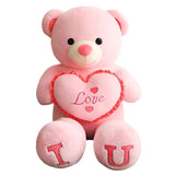 Giant Plush Valentines Love Bear Pillow - Side View