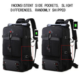 50L Hiking Backpack with Shoe Compartment - Rear View