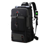 50L Hiking Backpack with Shoe Compartment - Close-Up Angle