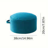 Thicken Linen Round Pouf Ottoman