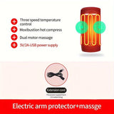 Heated Arm Massager Sleeve with USB Compression Therapy