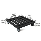 Lockable Wheel Plant Tray - Rear View