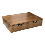 Wooden Storage Cabinet with Drawers Organizer