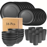Shatterproof Tableware Set for Camping - Front View