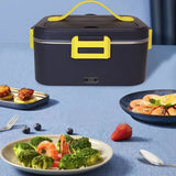 Electric Heated Lunch Box with Insulated Bag - Front View