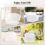 Transparent Sofa Toy Storage Seat Organizer - Top-Down View