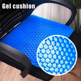 Ultra-Comfort Gel Seat Cushion for Office & Car - Rear View