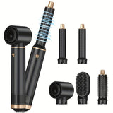 5-in-1 Hair Styler Hot Air Brush with 60000RPM - Front View