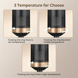 5-in-1 Hair Styler Hot Air Brush with 60000RPM - Top-Down View