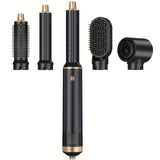 5-in-1 Hair Styler Hot Air Brush with 60000RPM - Rear View
