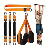 Adjustable Pull-Up Assist Belt with Resistance Band - Front View