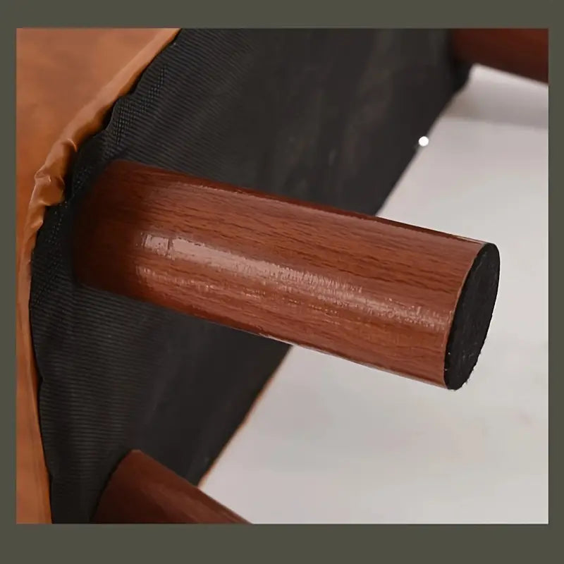 Classic Faux Leather and Hardwood Shoe Storage Bench