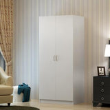 NNECN Two-Door Hanging Wardrobe - Rear View