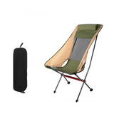 Ultralight Folding Moon Chair Big Green - Top-Down View