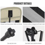 Portable Folding Chair Footrest Khaki