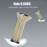 Outdoor Portable Folding Stool White - 45-Degree Angle