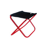 Camping Folding Camping Stool Red - Front View