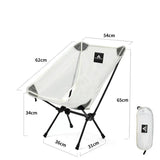2pcs Outdoor Moon Chairs White