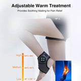 Electric Foot Ankle Massager with Heat Black - Side View