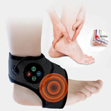 Electric Foot Ankle Massager with Heat Black - Top-Down View
