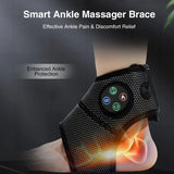 Electric Foot Ankle Massager with Heat Black - 45-Degree Angle