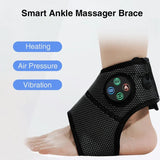 Electric Foot Ankle Massager with Heat Black - Close-Up Angle