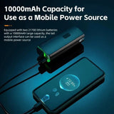 3000 Lumen Rechargeable Bike Light Black - 45-Degree Angle