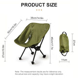 Childrens Camping Moon Chair Green