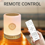 Night Light Bluetooth Quran Speaker White - Rear View