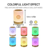 Night Light Bluetooth Quran Speaker White - Close-Up Angle