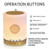 Night Light Bluetooth Quran Speaker White - Extra Image