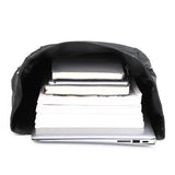 Wear-Resistant Laptop Backpack Black - Top-Down View