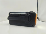 Emergency Hand Crank Solar Radio Yellow - Side View