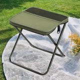 Portable Folding Backpack Stool Green