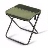 Portable Folding Backpack Stool Green
