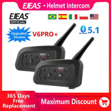 1200M Bluetooth Motorcycle Helmet Intercom Headset - Close-Up Angle