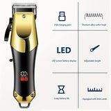 3pcs Men's Electric Hair Clippers Kit - 45-Degree Angle