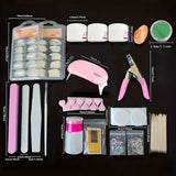 Ultimate Professional Acrylic Nail Kit - Rear View