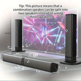 20W 3D Home Theater Stereo Surround Wireless Speaker - Side View