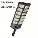 Super Bright 504 LED Solar Light - 45-Degree Angle