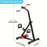 Sturdy Metal Pedal Exercise Bike - Front View